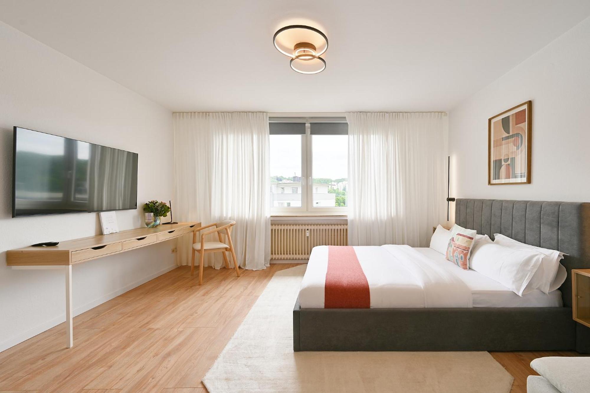 Beautiful And Stylish 1-Bedroom With Kitchen And King Size Bed Wuppertal Exterior photo